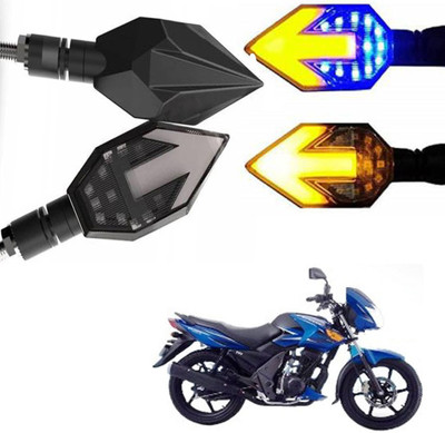 BRPEARl Side LED Indicator Light for TVS Flame SR125(Blue, Amber)