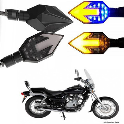 BRPEARl Side LED Indicator Light for Bajaj Avenger 220 DTS-i(Blue, Amber)