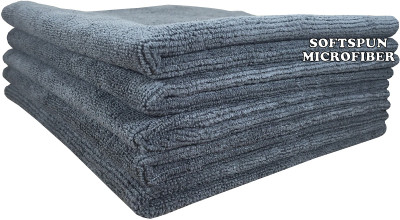 SOFTSPUN Microfiber Vehicle Washing  Cloth(Pack Of 5)