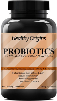 Healthy Origins Pre & Probiotic Supplement - Better Digestion - Gas Relief Pro(60 No)