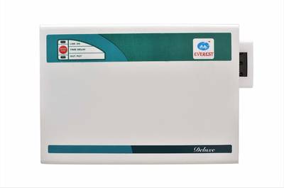 Everest EW 500 DELUX Voltage Stabilizer Used Upto 2 ton AC (Working Range : 170 V to 270 V)