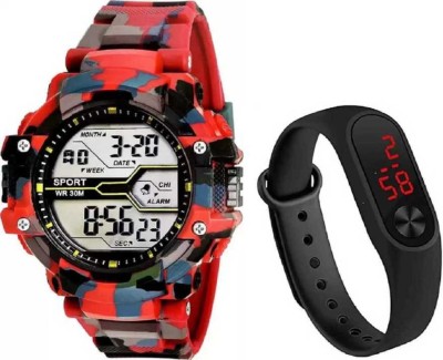 AR GLOBAL AR-426 stylish different colored Watch combo Digital Watch  - For Boys & Girls