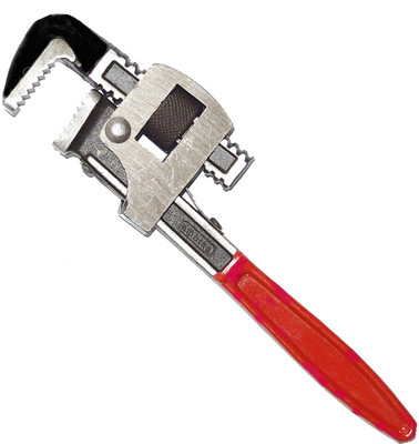NSV 300MM 12 Inch Adjustable Heavy Duty Pipe Wrench Drop Forged Single Sided Pipe Wrench(Pack of 1)