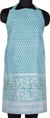 RATAN CART Cotton Chef's Apron - Free Size(Light Green, Single Piece)