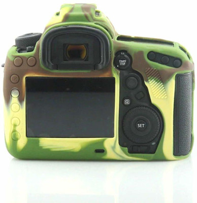 Amabu 5DMIV canon silicone protective body camera cover for canon camera  Camera Bag(Army)