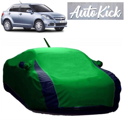 AutoKick Car Cover For Maruti Suzuki Swift Dzire (With Mirror Pockets)(Multicolor)