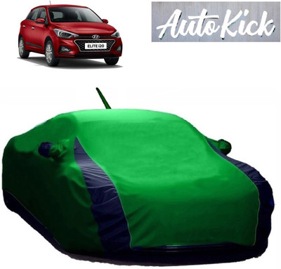 AutoKick Car Cover For Hyundai Elite i20 (With Mirror Pockets)(Multicolor)