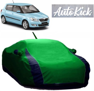 AutoKick Car Cover For Skoda Fabia (With Mirror Pockets)(Multicolor)