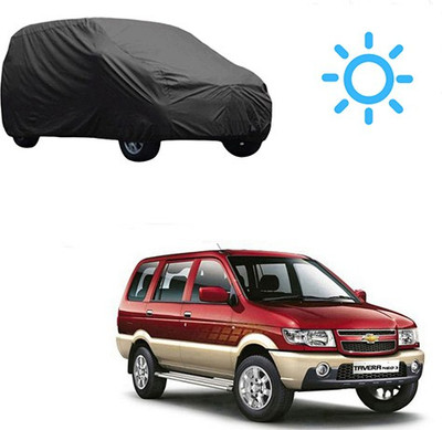 Motoren Car Cover For Chevrolet Tavera (With Mirror Pockets)(Black, For 2013 Models)