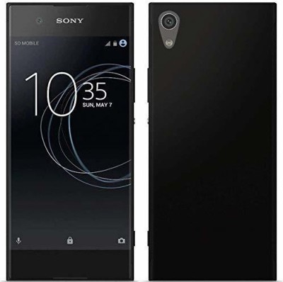 Craftech Back Cover for Sony Xperia XA1(Black, Flexible, Silicon, Pack of: 1)