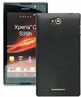 Craftech Back Cover for Sony Xperia C(Black, Flexible, Silicon, Pack of: 1)