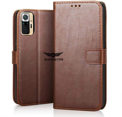 SHINESTAR. Back Cover for Mi Redmi Note 10 Pro, Mi Redmi Note 10 Pro Max(Brown, Pack of: 1)