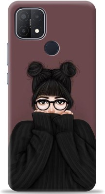 Loffar Back Cover for Oppo A15(Brown, Shock Proof, Pack of: 1)