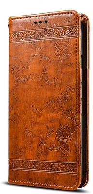 Clickcase Flip Cover for Mi Redmi Note 4(Brown, Dual Protection)