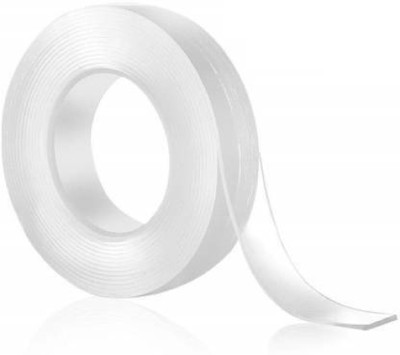 Top Select Anti Slip Tape HandHeld Neno Double Tape (Manual) (Set of 1, Transparent,5 Meter) 3 m Single Sided Tape(Clear Pack of 1)