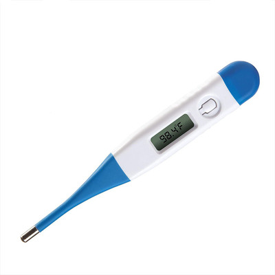 MCP Flexible Tip Blue Waterproof Digital Thermometer Flexible tip Blue Waterproof Dual Scale Fahrenheit & Celsius Thermometer(Blue)