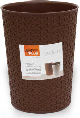 Jaypee Plus Waste-In Plastic Dustbin(Brown)