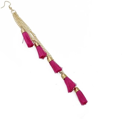 Ayan Creation Ayan Creation Handmade Pink Tassel Earring For Women & Girls Silk Dori Tassel Earring