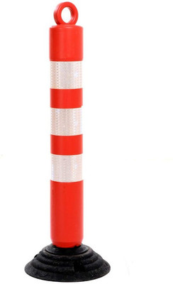 DARIT ROAD Bollards/Road Barricades With Rubber Base Emergency Sign(Reflective Sign)