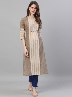 Shades Salwar Suits and Sets  Buy Shades Grey Silk Kurti Paired With  Trousers Set of 2 Online  Nykaa Fashion