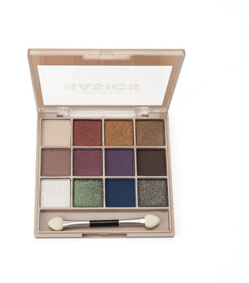 MARS Back To Basic 12 Beautiful Shades Shimmer-Matte Eyeshadow Palette 14.4 g(Multicolor)