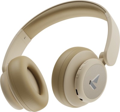 boAt Rockerz 450 Pro Bluetooth Headset(Hazel Beige, On the Ear)