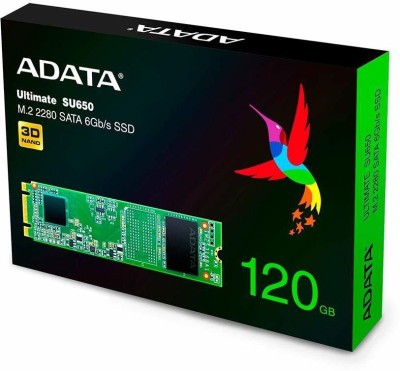 ADATA Ultimate SU650 120 GB Desktop Internal Solid State Drive (SSD) (SU655 M.2)(Interface: M.2, Form Factor: M.2)