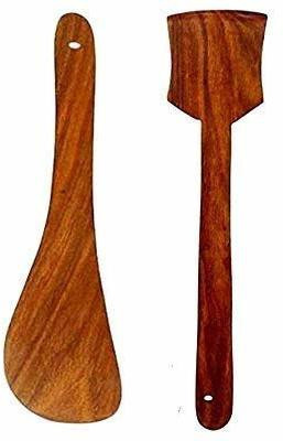 hurrio Wooden Serving Spoon Set(Pack of 2)