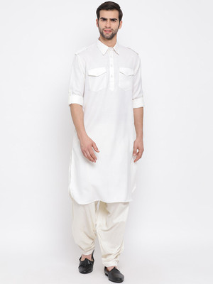 VASTRAMAY Men Kurta Pyjama Set