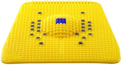 Acufit MAT111 Acupressure Mat Relieve Stress Pain Acupuncture Massager Yellow 10 mm Massager(Yellow)