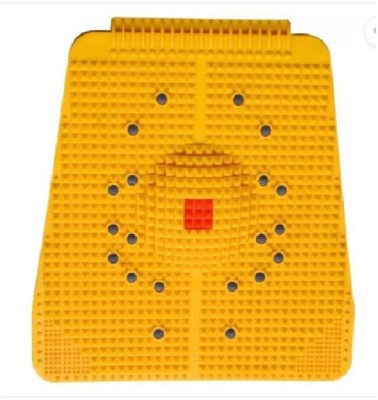 Acufit MAT110 Health Care System Percare Foot Mat 2000 For Pain Relief Yellow 5 mm Massager(Yellow)