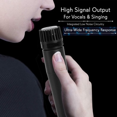 GoodsBazaar With Ultra-Wide Frequency Beta 57A Cardioid Dynamic Microphone Vocal Karaoke Mic Microphone