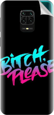tiddler Xiaomi Redmi Note 9 Pro Max Mobile Skin(Black)