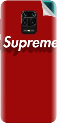 Snooky Xiaomi Redmi Note 9 Pro Max Mobile Skin(Red)