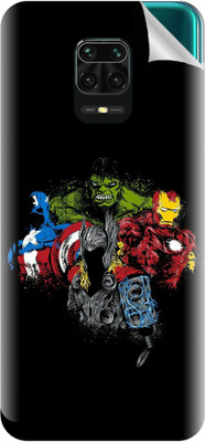 Snooky Xiaomi Redmi Note 9 Pro Mobile Skin(Black)