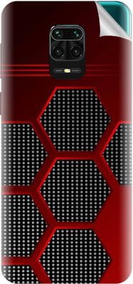 Snooky Xiaomi Redmi Note 9 Pro Max Mobile Skin(Red)