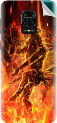 Snooky Xiaomi Redmi Note 9 Pro (India) Mobile Skin(Orange)