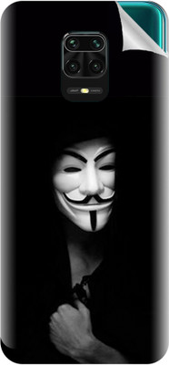 Snooky Xiaomi Redmi Note 9 Pro Mobile Skin(Black)