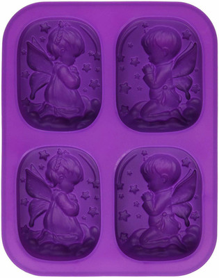 Aramax Silicone Cake Mould 4(Pack of 1)