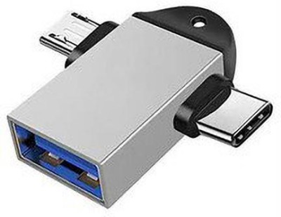 Ravbelli USB, Micro USB, USB Type C OTG Adapter(Pack of 1)