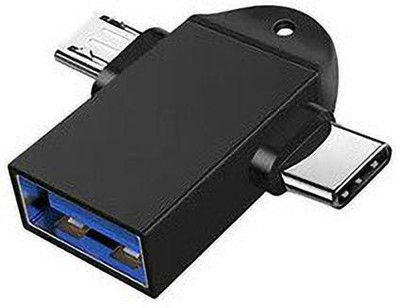 Ravbelli USB, Micro USB, USB Type C OTG Adapter(Pack of 1)
