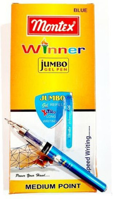 montex JUMBO Refill(Pack of 20, Ink Color - Blue)