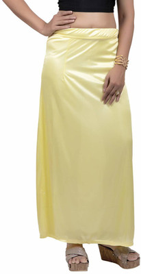 YMS LEMONYELLOWLYCRAPETTICOAT Lycra Blend Petticoat(M)