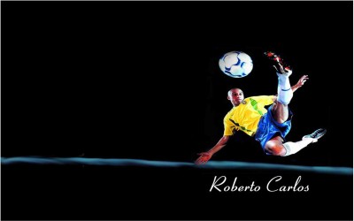 Roberto Carlos Footballer Wall Poster For Room With Gloss Lamination M5 Paper Print(12 inch X 18 inch, Rolled)