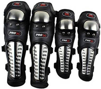 IMAD TRADING Knee Guard, Elbow Guard Free Black(Pack of 4)