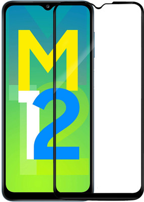 HUPSHY Edge To Edge Tempered Glass for Realme C21Y, Samsung Galaxy F12, Samsung Galaxy M12, Realme C25Y(Pack of 1)