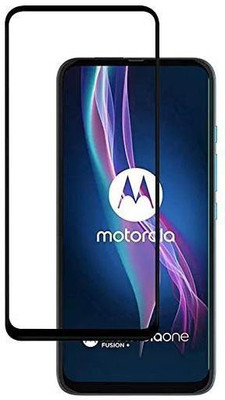INFINITYWORLD Edge To Edge Tempered Glass for Motorola One Fusion plus(Pack of 1)