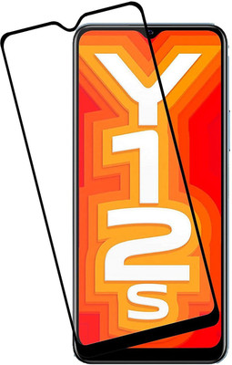 NKCASE Edge To Edge Tempered Glass for ViVO Y12s(Pack of 1)