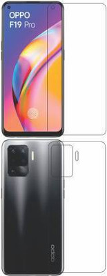 PR SMART Front and Back Tempered Glass for Oppo F19 Pro(Pack of 2)