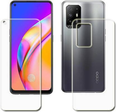SOLIVAGANT Front and Back Tempered Glass for Oppo F19 Pro Plus(Pack of 2)